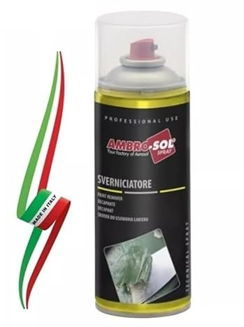 SVERNICIATORE SPRAY TOGLI ELIMINA VERNICE DA METALLO E LEGNO 400ml made in italy