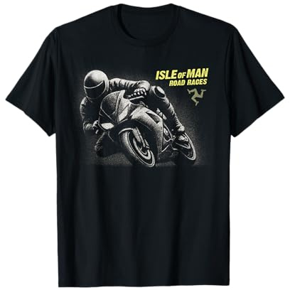 Retro Isle of Man Motorbike Races Vintage Motorbike Race T-Shirt