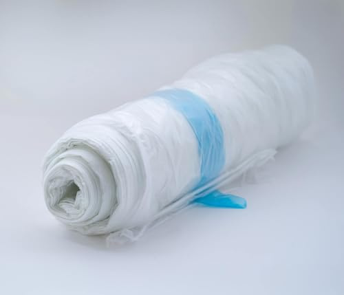HIP Sacco Idrosolubile per Lavaggio Biancheria in Lavatrice, Solubile A Caldo e A Freddo, Gestione Pratica e Igienica della Biancheria Sporca Infetta,Senza Platica,Sostenibile,Trasparente,66x84 cm
