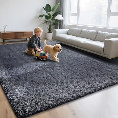 LNZHAO Rugs Living Room - 120x180cm Large Rug for Living Room | Washable RugmFluffy Shaggy Rugs Suit for Bedroom Dorm Nursery Kids Room Lounge Office - Anti-Slip Backing Carpets