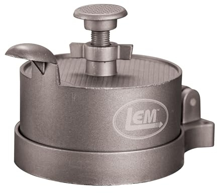 LEM Products Adjustable Burger Press, Non-Stick, Heavy-Duty Aluminum