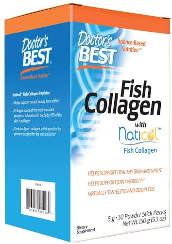 Doctor's Best Fish Collagen med trumarinkapslar, 30 stycken