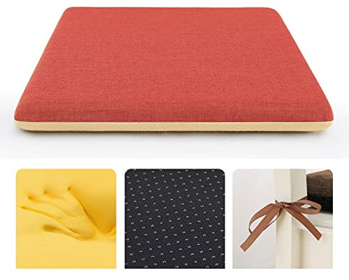 LICOIL Weiche,Bequeme Stuhl-Sitzpolster,gepolstertes Sitzkissen Sitzkissen für Gartenstuhl,Küche oder Esszimmerstuhl， Warme Stuhlkissen für Heimbüro