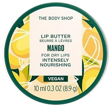 The Body Shop Lip Balm – Mango Lip Butter- Shea Butter - 10ml – Fruity Scent