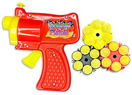 Pride.Direct® Konfetti Pistole (Fan Pistole Deutschland, Rot)