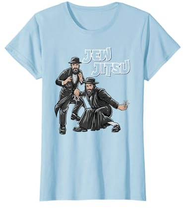 Ropa judía Hanuka Traje Rabino Hora Dance Jew Jitsu Camiseta