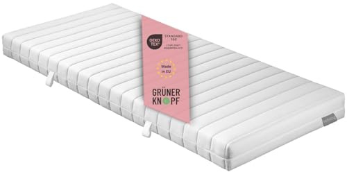 liebling Matratze 120x200 cm, orthopädische Taschenfederkernmatratze Härtegrad H2, Öko-Tex, ergonomische 7 Zonen Federkernmatratze, Höhe 16, Made in EU