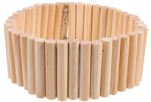 Hamster Climbing Ladder Wooden Suspension Bridge Cage Ramp for Guinea Pigs Rats Hedgehog Gerbils Mouse Sugar Glider Rodents Dwarf Hamster Small Animals (8 * 50CM)