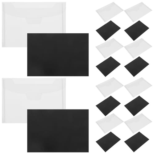 DOITOOL 10sets Supporto Magnetico Borse Porta-timbri Trasparenti Contenitori per Timbri e Fustelle Organizer per Documenti e Materiali per Scrapbooking