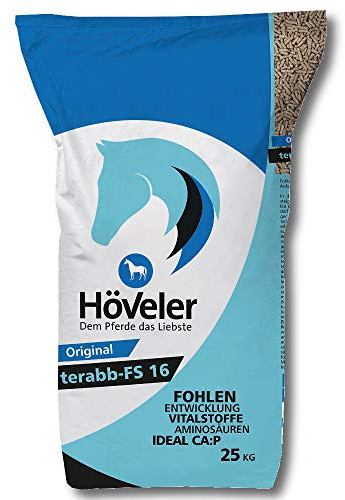 Höveler Fohlenstarter FS 16 - 25 kg Futter für Fohlen (Jungpferd) - Geschmacklos - 25 kg