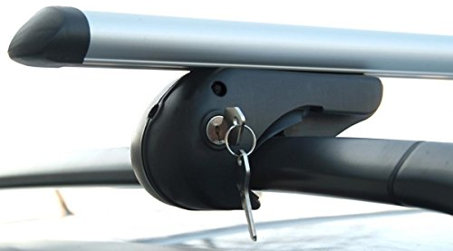 Alu Relingträger VDP Rio 135 kompatibel mit Nissan Qashqai ab 06 Dachträger bis Schloß