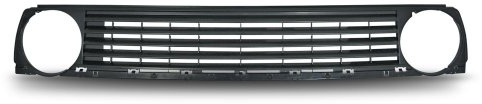 JOM Car Parts & Car Hifi GmbH kylgrill – 191853653JOE- svart, utan emblem passar VW Golf 2