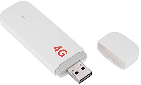 Diyeeni 4G LTE USB WiFi Dongle, 150Mbps E3372h-607 4G Módem, LTE USB Stick Dongle Pocket WiFi Router, Hotspot Móvil Tarjeta de Datos Multimodo, Compatible con Antena Externa