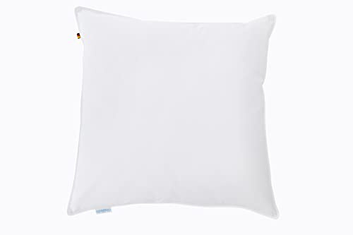 Regina - Almohada mediana (80 x 80 cm, 70% plumas, 30% plumón, 1000 g)