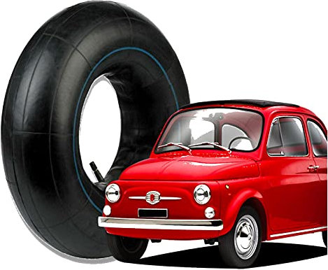 1 CAMERA D’ARIA 125/135-12 PER PNEUMATICI FIAT 500 D’EPOCA F/L/R GIARDINIERA FIAT 126 MOTO VALVOLA TR13