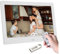 Haipky 7 HD IPS Digital Photo Frame - 1080P Video, Auto On/Off, Image Preview, MP3, Calendar, Clock, Remote Control, 32GB USB Drive, White
