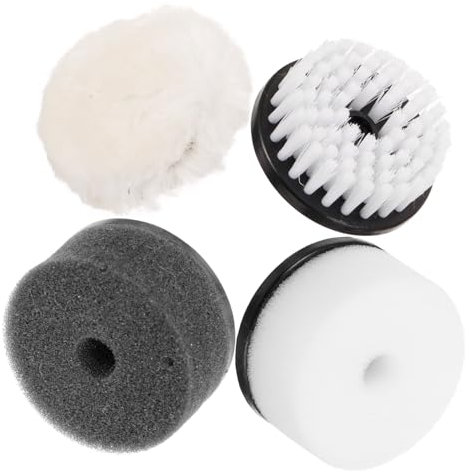 MOBUTOFU 4pièces Brosse à Chaussures De Nettoyage Et Polissage Accessoires De Brosse à Chaussures avec Éponge Idéale