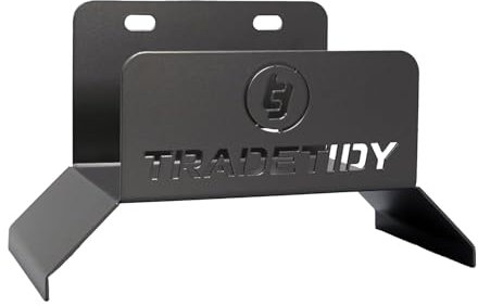 Tradetidy Hose Holder, Essential Garden Storage Organiser, Can Hold Hose Pipe, Expandable Garden Hose, Electric Cable and More, Rounded Edges for Safety, Made from 1.5mm Steel, Colour - Black