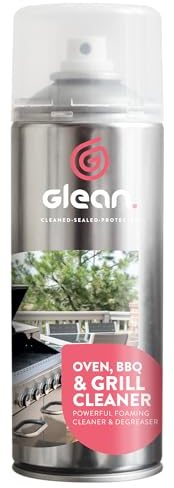 GLEAN Oven Rack, Grill, Air Fryer & BBQ Cleaner | Air Fryer Cleaner | Kitchen Cleaning Supplies & Degreaser Spray For Burnt On Grease & Food Spills | No-Scrub Formula | 400ml