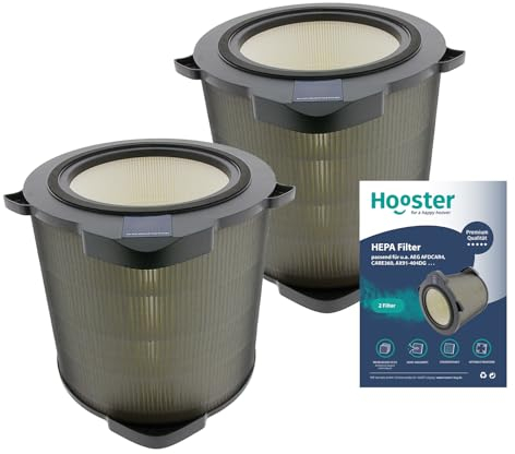 2 Filter kompatibel mit AEG Luftreiniger AX91-404DG | Ersatz für AEG CARE360 Luftfilter AFDCAR4