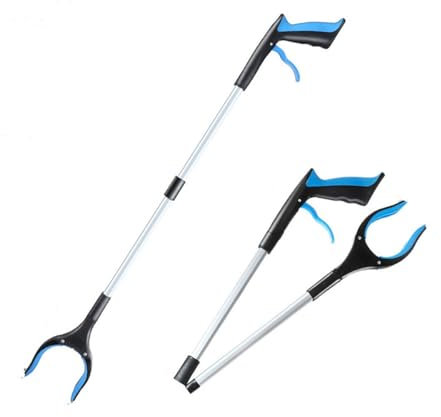 Pinza Raccogli-rifiuti, Attrezzo for La Raccolta dei Rifiuti, Strumento for La Raccolta dei Rifiuti con Impugnatura, Raccoglitore di Rifiuti for Interni Ed Esterni, for Casa O Giardino