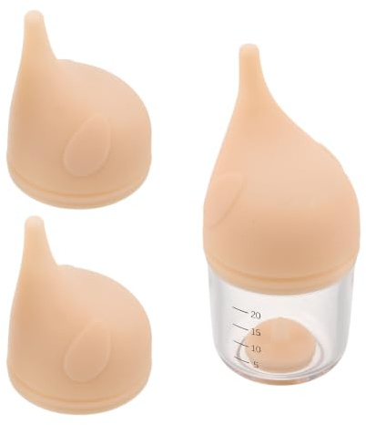 LABRIMP Biberon pour -nés Animaux en Plastique avec Protection et Mesure Visible de Lait pour Chatons et Chiots, pour Parents d'animaux