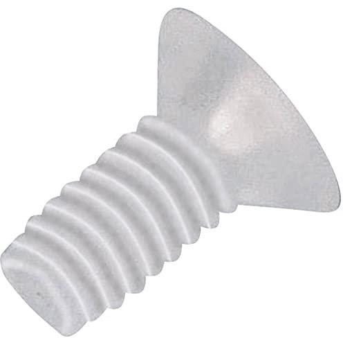 TOOLCRAFT 839987 Linsensenkschrauben M4 20mm Kreuzschlitz Phillips DIN 966 Kunststoff, Polyamid 10St