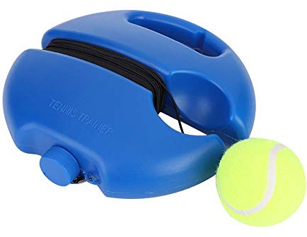 Entrenador de Pelota de Tenis, Base de Pelota de Tenis portátil Entrenador de Tenis Ayuda de Entrenamiento Herramienta de Entrenamiento de Rebote de rodapié de Tenis