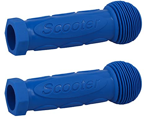Gladeer Kids Scooter Handle Grips Replacement Handlebars for 2/3/4 Wheels Child Kick Scooters Bike Rocking Car, 2-Pack (Blue)