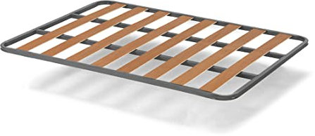 HOGAR24 ES | Somier Basic Sin Patas | Láminas Madera de Chopo | Estructura de Tubo de Acero 30x30 cm | Medida: 120x180 cm