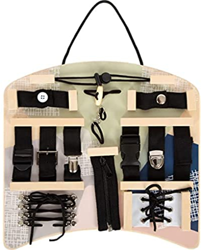 small foot Motorikbrett Verschlüsse und Befestigung, vielseitiger Spiel- und Motorikspaß für Kinder ab 3 Jahren, 12391