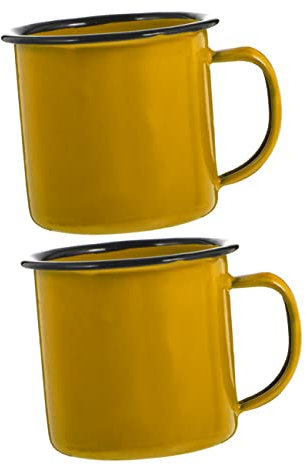 SHOWERORO Práctica Taza De Café Vintage De 2 Piezas Para El Hogar La Oficina Y El Restaurante