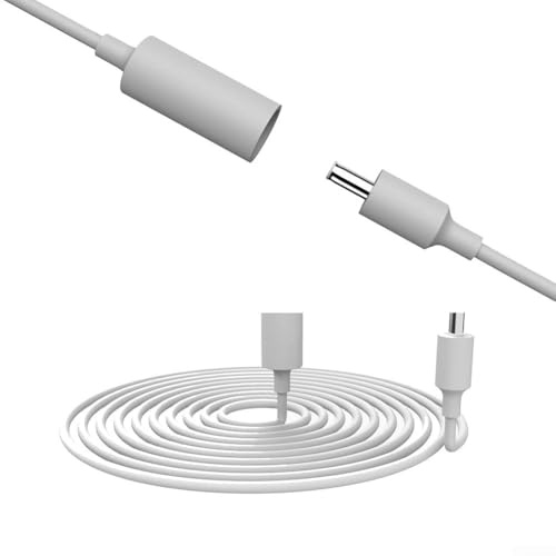 10ft For Echo Extension Cable Copper Core, Moisture Resistant, Prevents Accidental Disconnections and Electric Shocks (White)