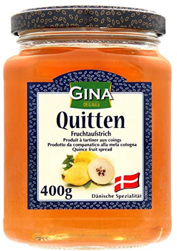 CONFETTURA DI MELE COTOGNE GINA 400 GR MARMELLATA COLAZIONE SPECIALITA' DANESE