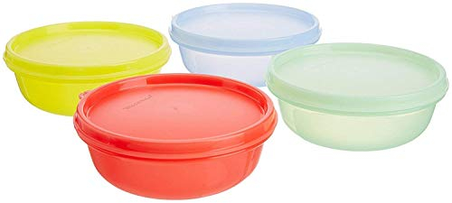 Tuppin Tupperware Buddy - Set di 4 ciotole da 300 ml, colore variabile