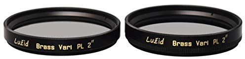 LUŽID Brass 2 MC Variable Polarizing Eyepiece Moon Filter for Telescope Polarizer Luzid