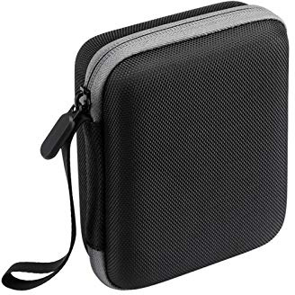 Faderr Gitarrplektrum hållare fodral gitarrplektrum förvaringsbox dragkedja stängning gitarr plektrum väska divisional design gitarr plektrum organiserare väska (grå)