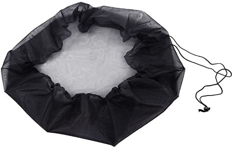 Acouto Coperturaura per Barile di Pioggia in Rete, Filtro Poliestere, Schermo Rete Secchio All'aperto Prevenire Detriti Foglie, Accessorio