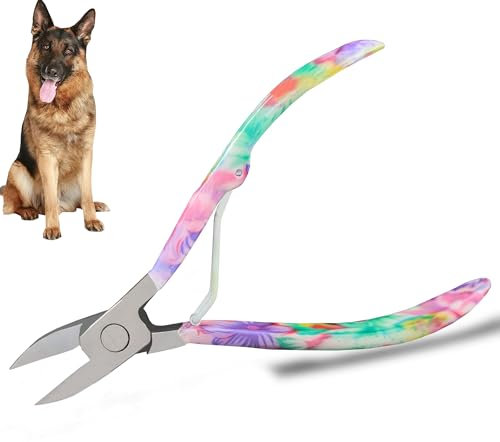 Tagliaunghie professionali Pinze Tronchesi per unghie dei piedi Taglio obliquo a luna Unghie spesse 20 Podologi Pedicure in acciaio inossidabile