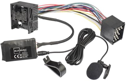 BlueMusic Bluetooth handsfree, musikadapter kompatibel med BMW E36 och Z3 med radio: C43 CD43 BE2450 BE2455