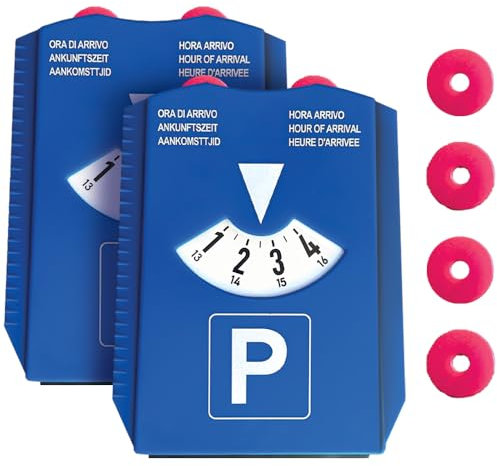 VENTUX GEAR Disco Orario Multifunzione 3 in 1: raschiaghiaccio, spatola Gomma, gettone Carrello (1)