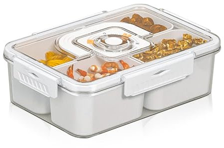 Keyacht Vorratsdosen Set Müsli Schüttdose Frischhaltedosen mit Deckel Lebensmittel-Container Kann zur Aufbewahrung von Gewürzen Nüssen Obst Gemüse usw verwendet werden. (Medium)