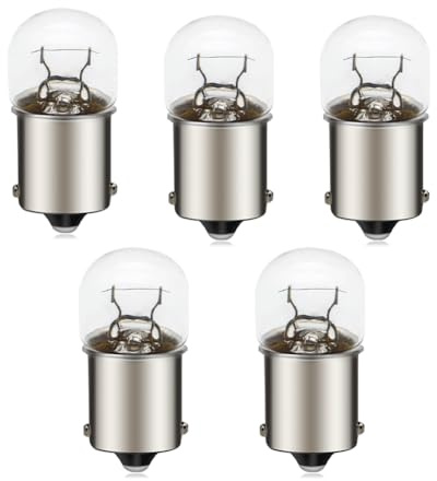 SOFOC-1156 BA15S R10W Feu Clignotant Feux de Frein Feux de Recul Pour Voiture/Moto T16 G18 Ampoule 12V 10W Blanc Chaud 5Pcs