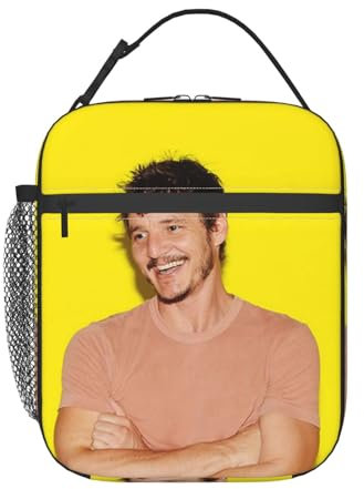 EZKYZTLW Pedro Star Pascal Lunchtasche, lässig, leicht, isoliert, geeignet für Männer und Frauen, für die Arbeit, das Büro, Picknick, Reisen und Camping