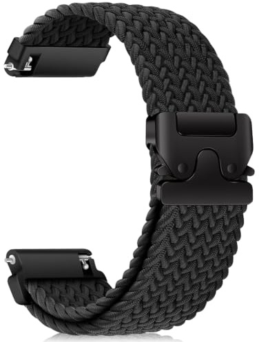 RanBluu flätat armband, elastiskt ersättningsarmband, tyg sportband