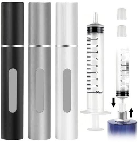 Maxumille 3PCS Perfume Atomiser 8ml, Small Aftershave Spray Bottle for Trip