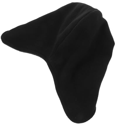 VERDANVERSE Cappello Invernale Nero per Anziani in Pile Caldo vestibilità Sicura e Comfort Delicato la Pelle, per Dormire nelle Fredde Notti Autunnali e Invernali