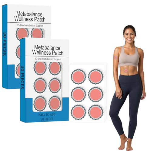 Weight Loss Patches 60 Pcs Metabalance Weightless Patche for Women & Men, 2026 New Slimming Patches for Healthy Shape, Natural Plant Extracts, Gentle Soothing for Sensitive Skin
