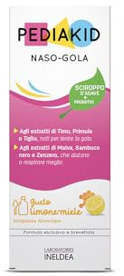 PEDIAKID - Nase & Hals - Nahrungsergänzungsmittel in Form eines Sirups - Hilft, die Atemwege zu befreien und zu beruhigen - 125 ml