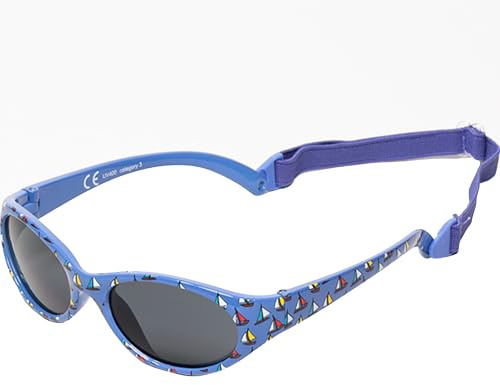 Kiddus Gafas de Sol Infantil Polarizadas 2 a 4 Años Niño Niña, UV400 CAT3, Flexibles con Banda Ajustable de Neopreno, Protección 100% UVA UVB, Certificación CE ISO REACH
